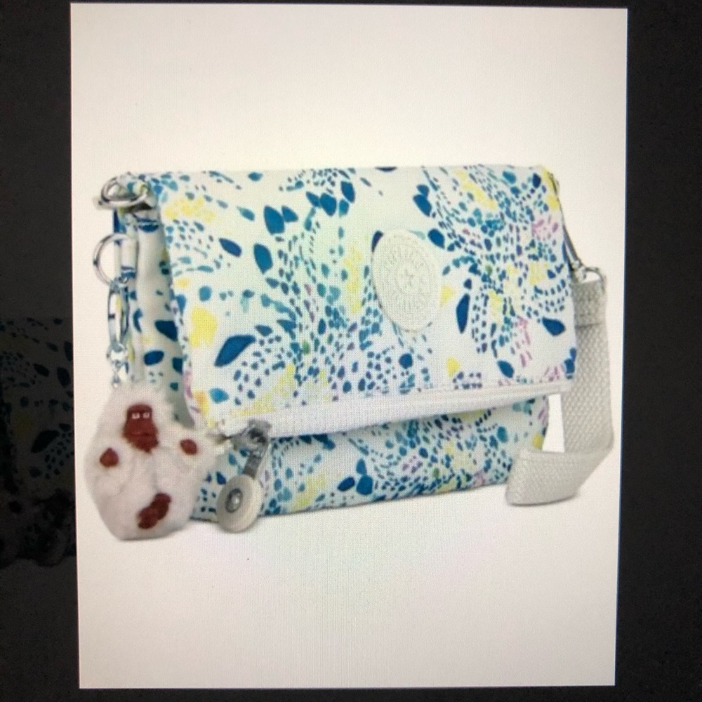 KIPLING LYNNE DELICATE VINES CONVERTIBLE BAG👛 - Picture 6 of 13